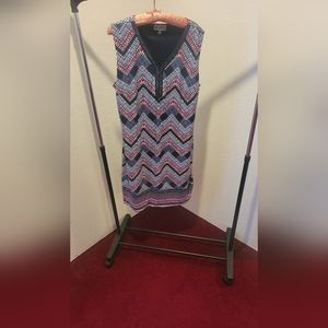 Multi colored sleeveless dress